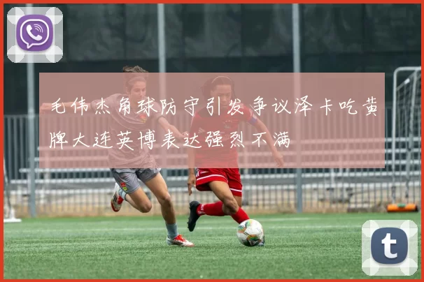 毛伟杰角球防守引发争议泽卡吃黄牌大连英博表达强烈不满